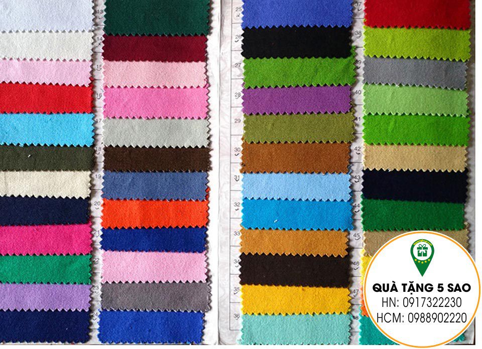 Màu vải đa dạng giúp khách hàng lựa chọn thoải mái