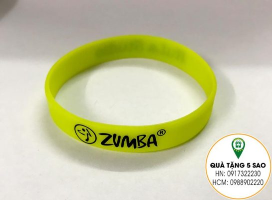 Vòng tay cao su Zumba