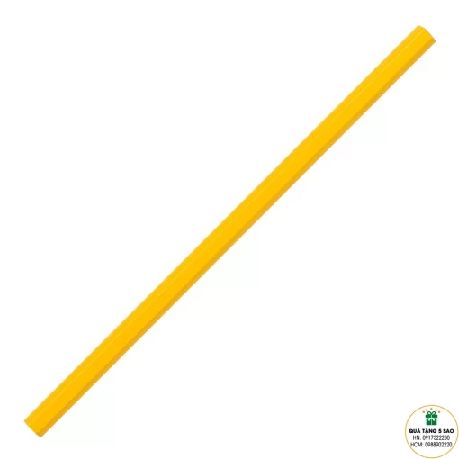 Bút chì 6 cạnh màu vàng in logo theo yêu cầu