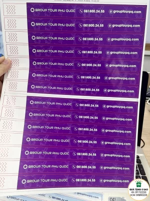 In vòng tay giấy tyvek giá rẻ