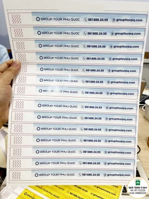 In vòng đeo tay bằng giấy tyvek theo yêu cầu