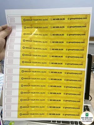 In vòng tay sự kiện bằng giấy tyvek giá rẻ